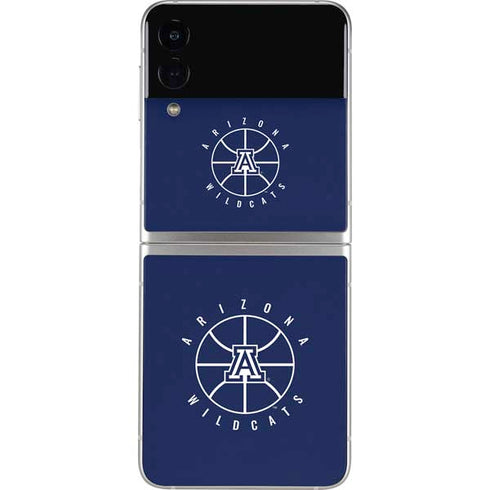 University of Arizona Basketball Mark Blue Galaxy Z Flip3 5G Skin